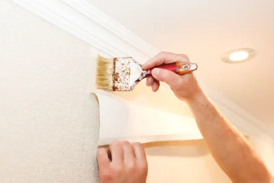 Pose de papier peint à Cussangy — revêtements muraux et toiles de verre